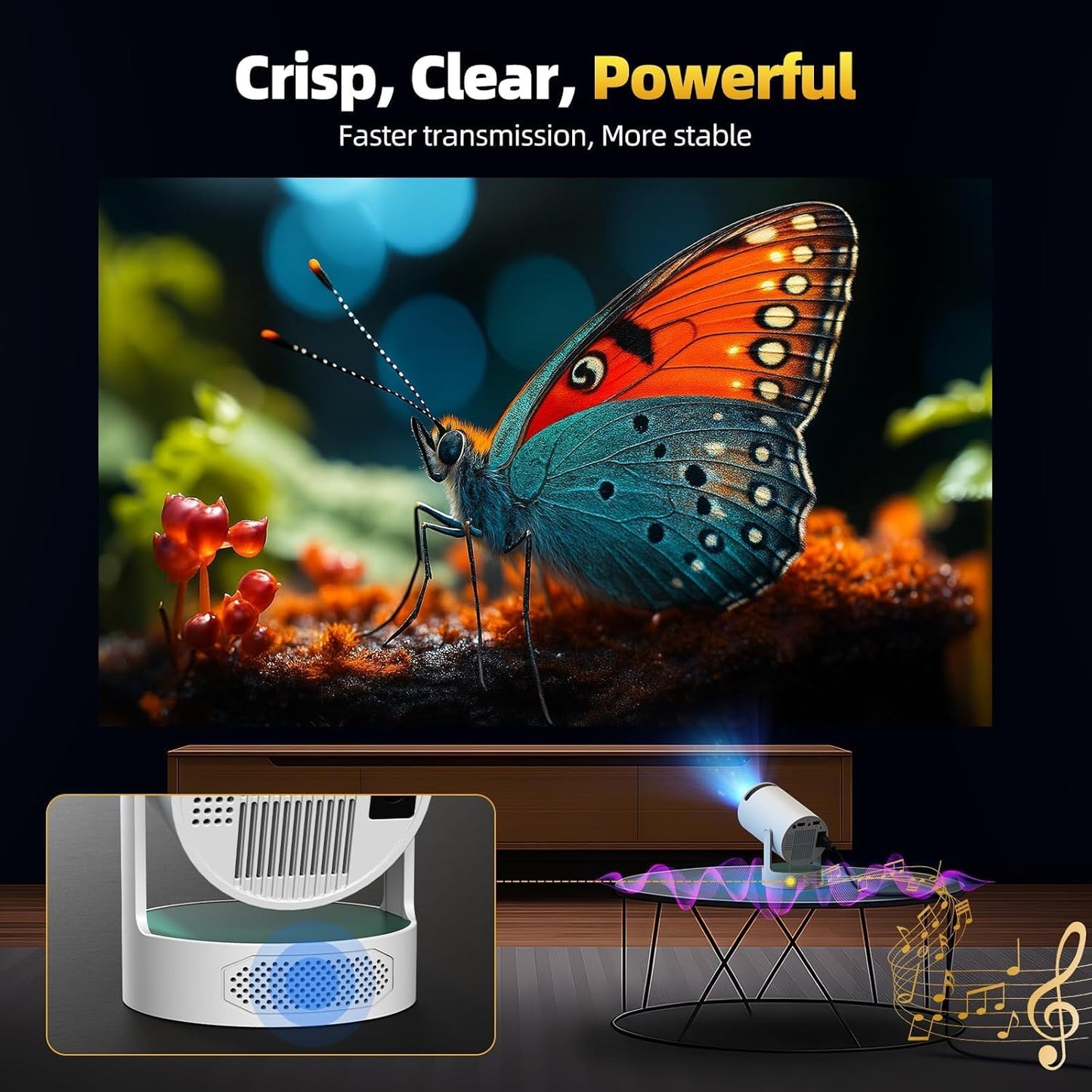 Theater-Quality Mini Projector™